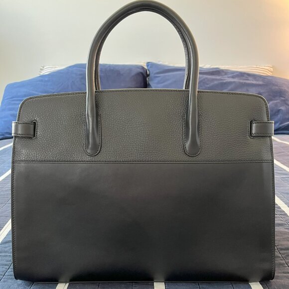 Cuyana Work Satchel in Black - Picture 4 of 13